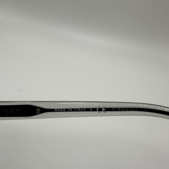 Burberry BE 1289‎ Black Metal Rectangle Eyeglasses - Picture 3 of 8